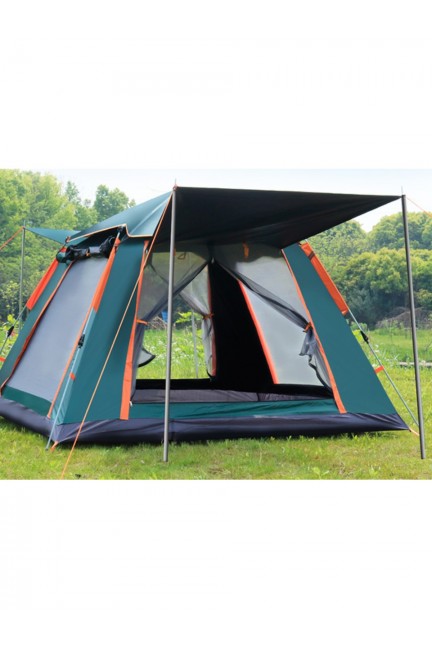 Shufa Tam Otomatik Su Ve Rüzgar Geçirmez Gölgelikli Tenteli 4-6 Kişilik Kamp Çadırı 240*240*155cm