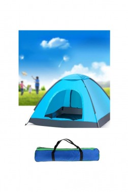 Onetick 6 Kişilik Renkli Dayanıklı Kamp Çadırı 220X250X150 cm Ekonomik