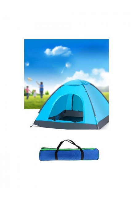 Onetick 6 Kişilik Renkli Dayanıklı Kamp Çadırı 220X250X150 cm Ekonomik
