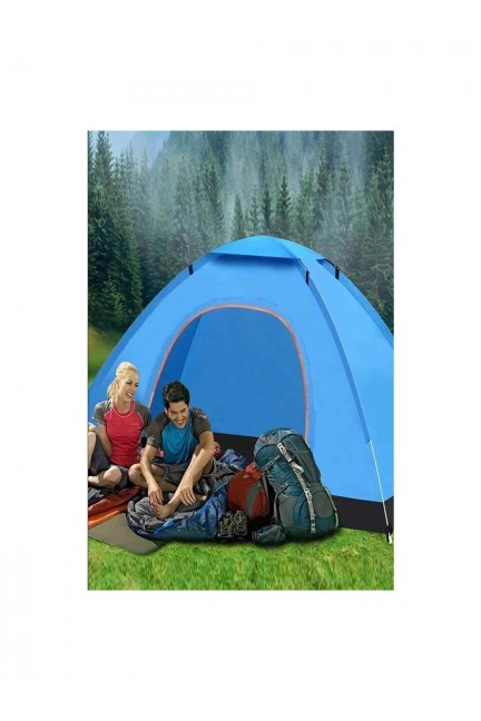 Onetick 6 Kişilik Renkli Dayanıklı Kamp Çadırı 220X250X150 cm Ekonomik