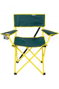 Uniqamping Eco Ergonomik Katlanır Kamp Sandalyesi Yeşil-Sarı