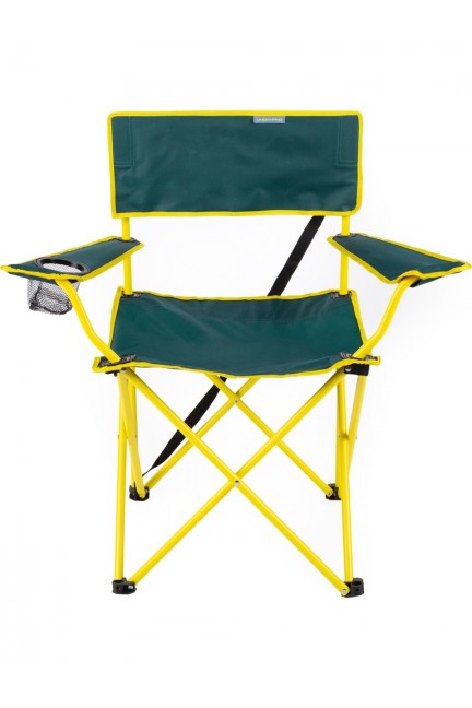 Uniqamping Eco Ergonomik Katlanır Kamp Sandalyesi Yeşil-Sarı