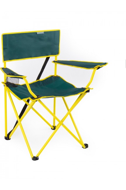 Uniqamping Eco Ergonomik Katlanır Kamp Sandalyesi Yeşil-Sarı