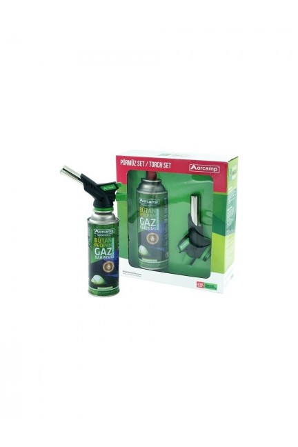 Orcamp Pürmüz Set Kartuş Tüp Özellikli Siyah Renkli Hafif ve Taşınabilir Dış Mekan Ekipmanı