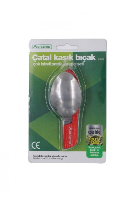 Orcamp Kamp Çatal Kaşık Bıçak Seti Katlanabilir Hafif ve Pratik Dış Mekan Ekipmanı