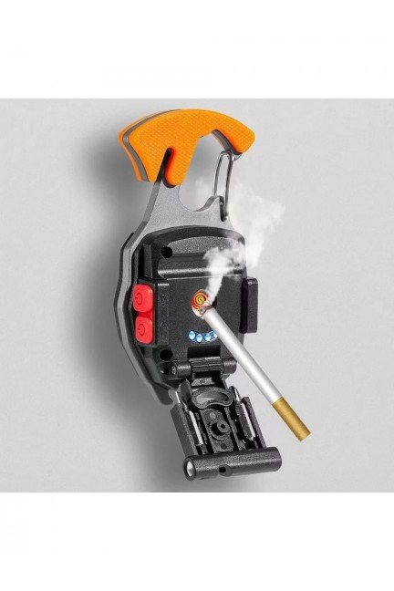 Funky Chairs V2 Siyah Lüks Kamp Sandalyesi XL Katlanabilir PVC Kumaş ve Bardaklık Özellikli